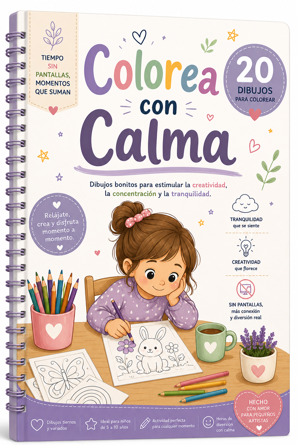 Colorea con calma | 20 momentos creativos sin pantallas ✨