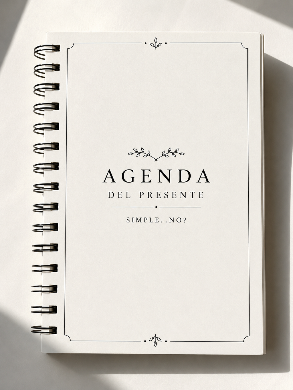 🌿 Agenda del Presente | Agenda imprimible de bienestar y organización personal
